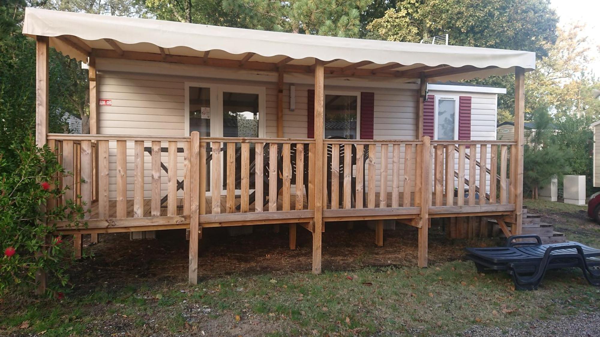 Mobilhome Grand Confort 6 Couchages Cap Ferret Lège-Cap-Ferret Dış mekan fotoğraf